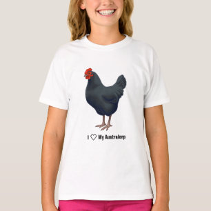 T-shirt J'aime mes poulets d'Australie
