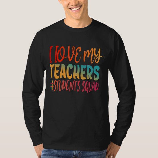 T-SHIRT J'AIME MES PROFESSEURS. (Devant)