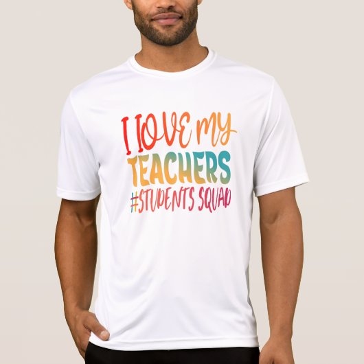T-SHIRT J'AIME MES PROFESSEURS. (Devant)
