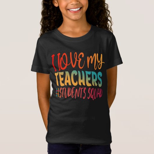 T-Shirt J'AIME MES PROFESSEURS. (Devant)