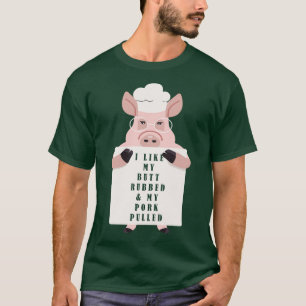 T-shirt J'Aime Mes Racks Big Et Ma Viande Rubbed T