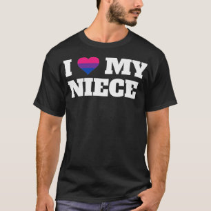T-shirt J'Aime Mes Tantes Oncle De La Nièce Dons De Niece 