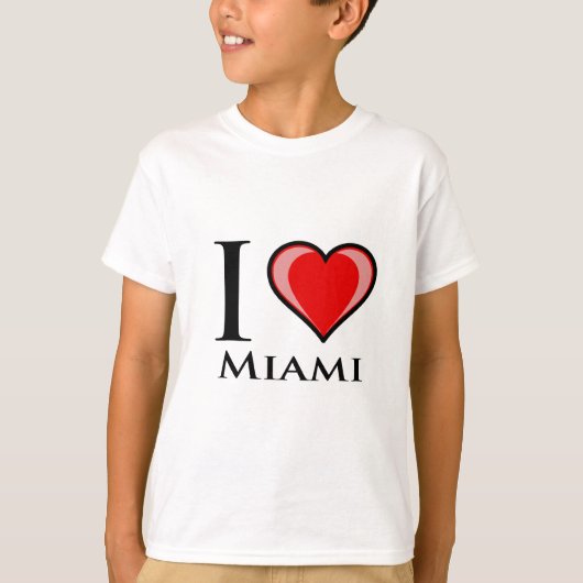T-shirt J'aime Miami (Devant)