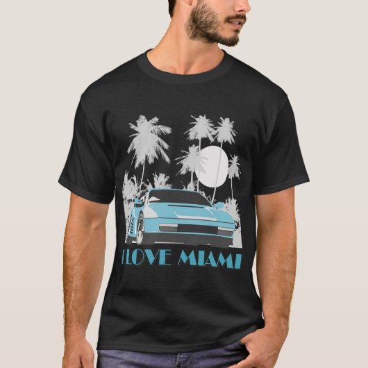 T-shirt J'aime Miami (Devant)