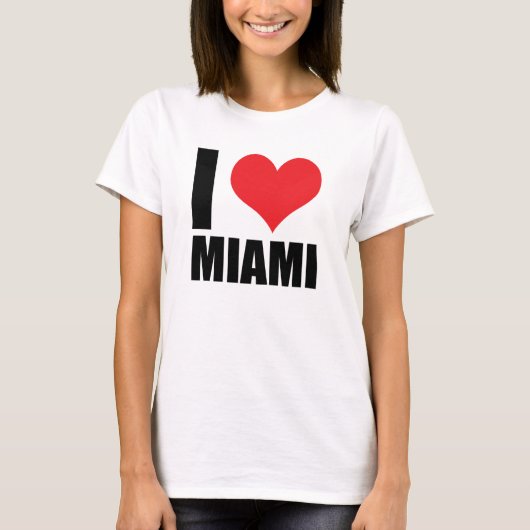 T-shirt J'aime Miami (Devant)