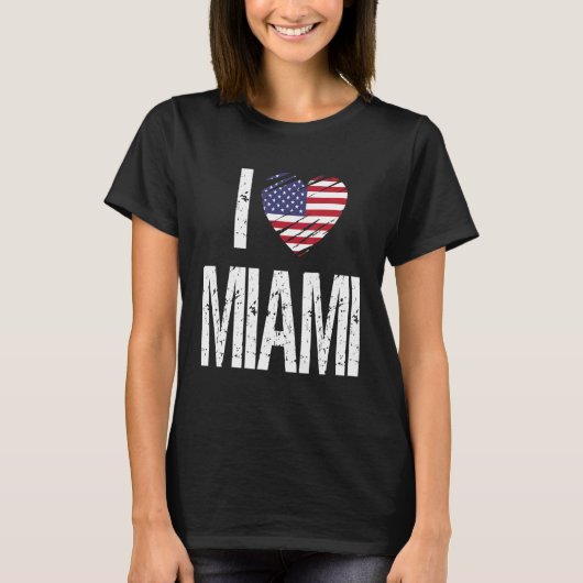 T-shirt J'aime Miami (Devant)