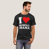 T-shirt J'aime Michelle Obama (Devant entier)