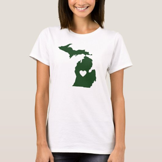 T-shirt J'aime Michigan (Devant)