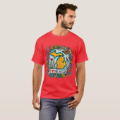 T-shirt J'aime Michigan 2 (Devant entier)