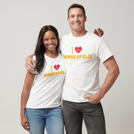 T-shirt j'aime Minneapolis, Minnesota (Unisexe)