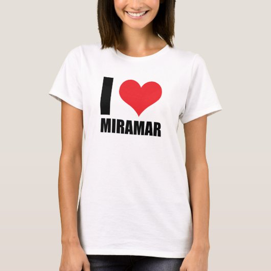 T-shirt J'aime Miramar (Devant)