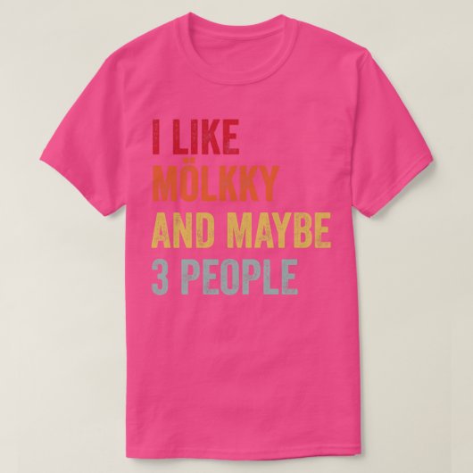 T-shirt J'Aime Mlkky Peut-Être 3 Personnes (Design devant)