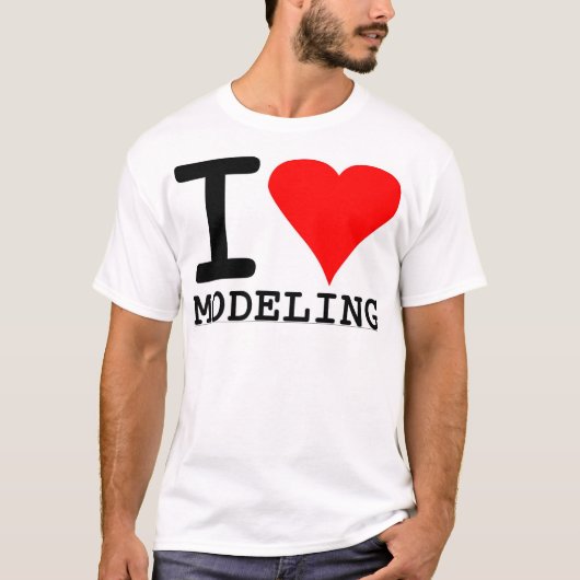 T-shirt J'aime modeler (Devant)