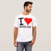 T-shirt J'aime modeler (Devant entier)