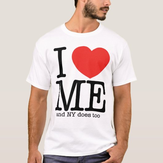 T-shirt J'aime moi (et NY fait trop) (Devant)