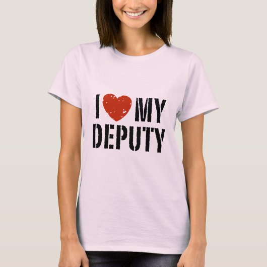 T-shirt J'aime mon adjoint (Devant)