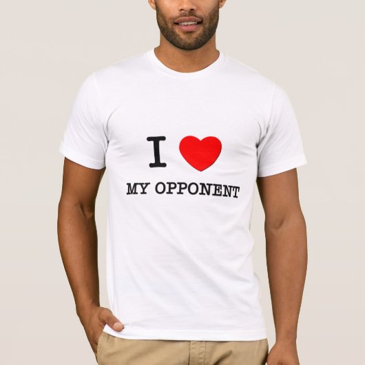 T-shirt J'aime mon adversaire (Devant)