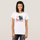 T-shirt J'Aime Mon Affenpinscher ! (Devant entier)
