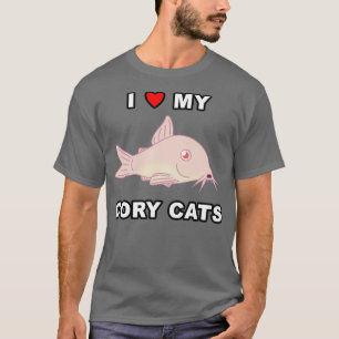 T-shirt J'Aime Mon Albino Cory Catfish