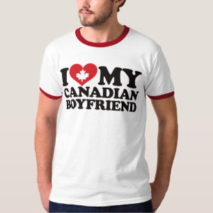 T-shirt J'aime mon ami canadien