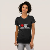 T-shirt J'aime mon ami du DJ (Devant entier)