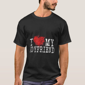 T-shirt J'aime Mon Ami Style Incroyable Amour Ami