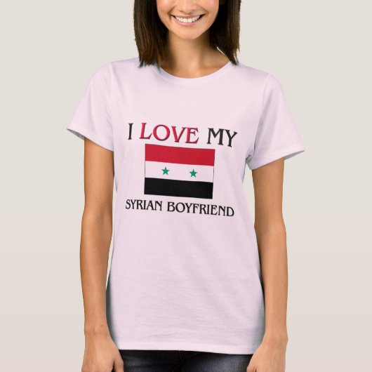 T-shirt J'aime mon ami syrien (Devant)