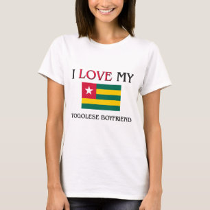 T-shirt J'aime mon ami togolais