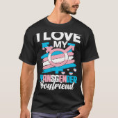T-shirt J'aime mon ami transgenre LGBT Trans Pride W (Devant)