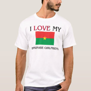T-shirt J'aime mon amie de Burkinabe