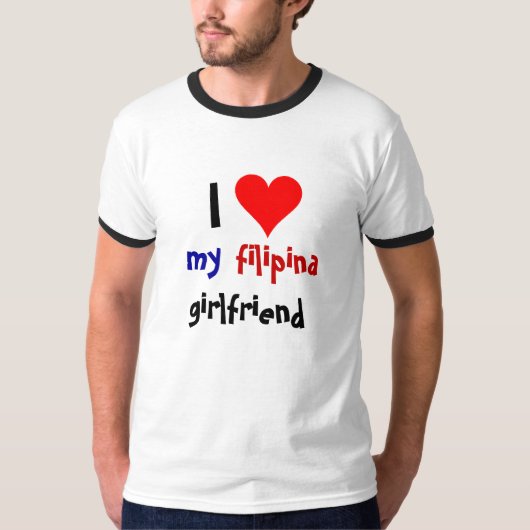 T-shirt J'aime mon amie de Philippine (Devant)