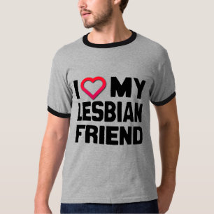 T-SHIRT J'AIME MON AMIE LESBIENNE -