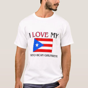 T-shirt J'aime mon amie portoricaine