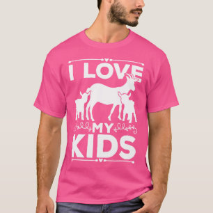 T-shirt J'aime mon animal de ferme drôle agriculteur éleva