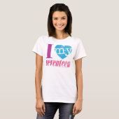 T-shirt J'aime mon Aqua 17 (Devant entier)