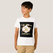 T-shirt J'aime Mon argent dans mes rêves où je peux. (Devant entier)