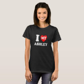 T-shirt J'Aime Mon Ashley J'Aime Mon Ashley Zip (Devant entier)