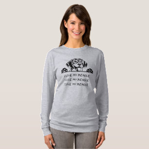 T-shirt J'aime mon beagle.