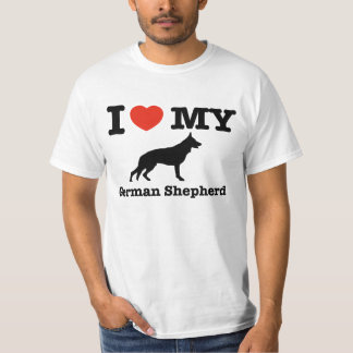 T-shirt J'aime mon berger allemand