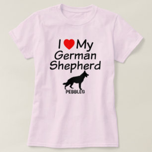 T-shirt J'Aime Mon Berger Allemand Chien