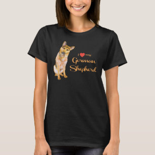 T-shirt J'Aime Mon Berger Allemand Particulièrement Pour L