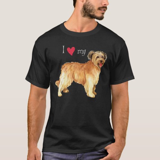 T-shirt J'aime mon berger pyrénéen (Devant)