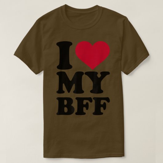 T-shirt J'aime mon BFF (Design devant)