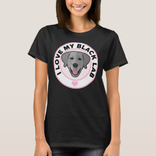 T-shirt J'aime mon Black Lab