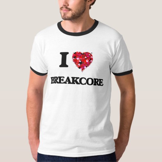 T-shirt J'aime mon BREAKCORE (Devant)