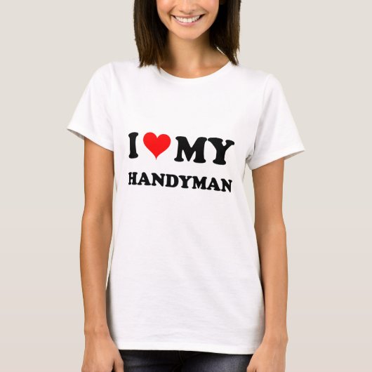 T-shirt J'aime mon bricoleur (Devant)