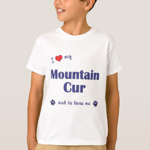 T-shirt J'aime mon cabot de montagne (le chien masculin)