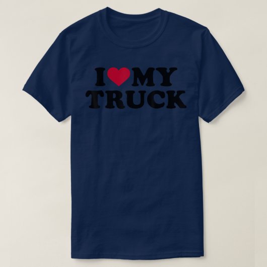 T-shirt J'aime mon camion (Design devant)