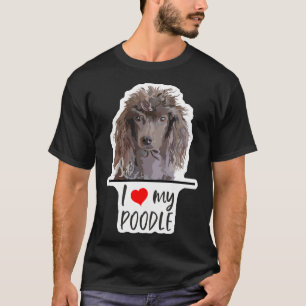 T-shirt J'aime mon caniche