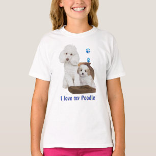 T-shirt J'aime mon caniche